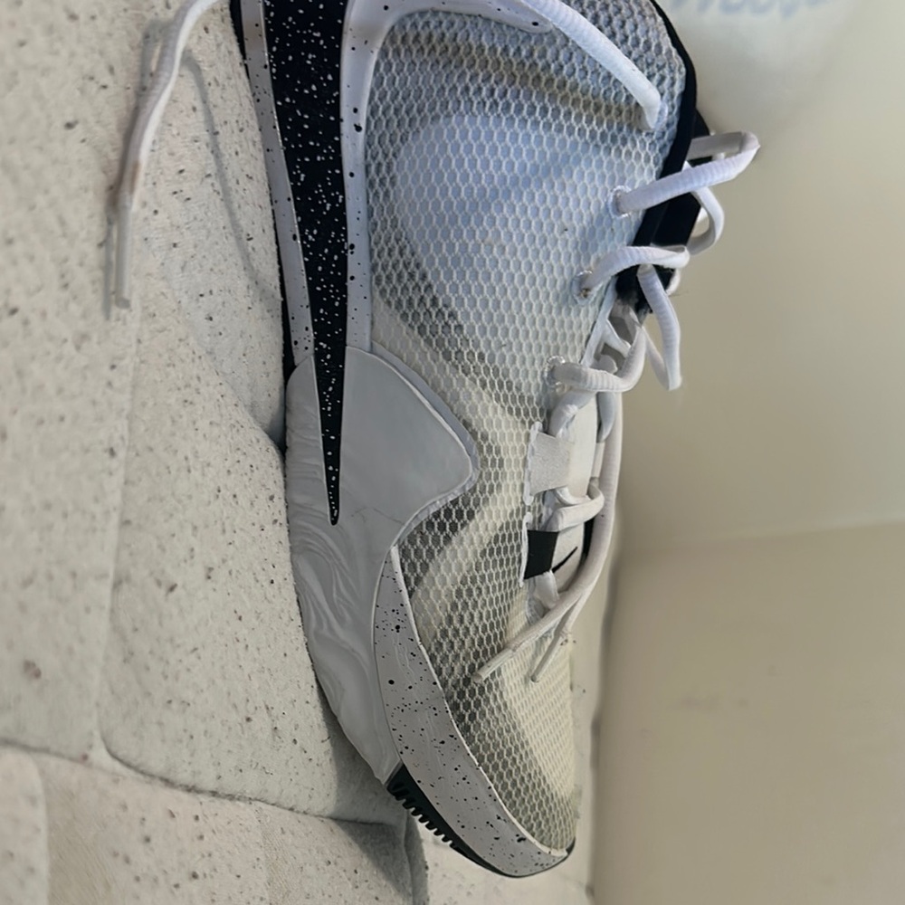 Giannis Antetokounpo Nike White and Black Athletic Shoes